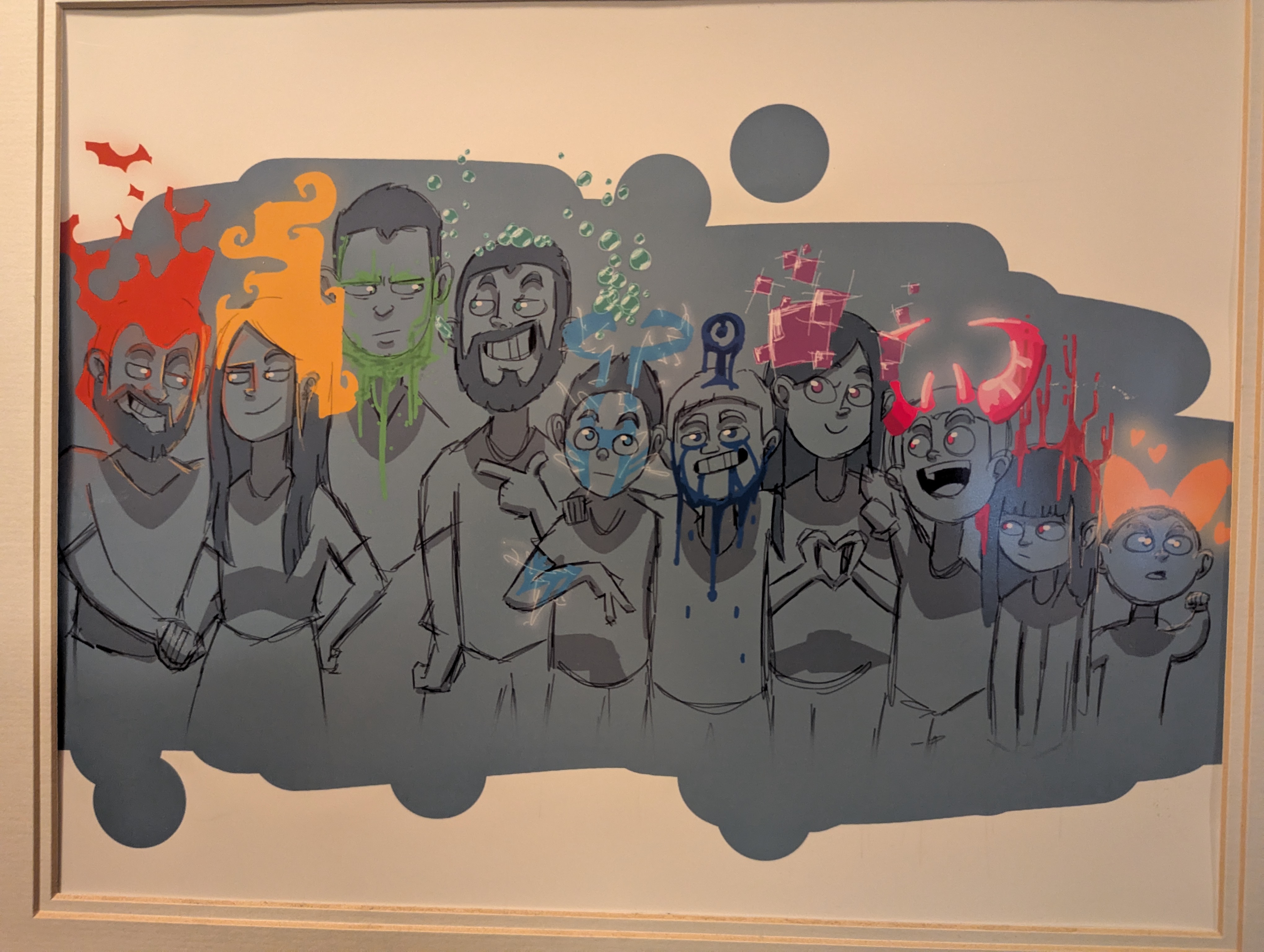 Family of 10 (the household).